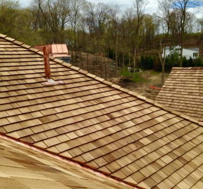 Cedar Shake Roofing Installation