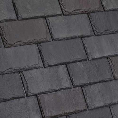 DaVinci Roofscapes Multi-Width Slate Synthetic Roofing